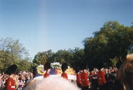 Procession of Diana's coffin