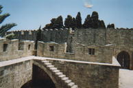 Rhodes Castle Wall